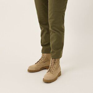 Corcoran 4380 Tan Suede Combat Boots 7M Leather Vibram Sole Made in USA